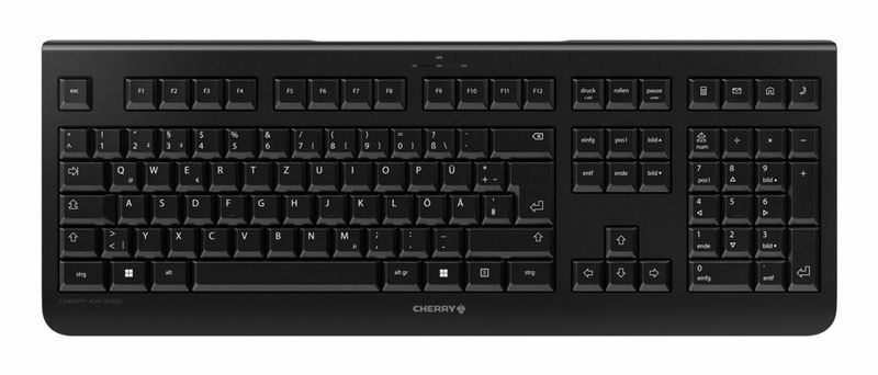 Cherry-KW-3000-Tastiera-Wireless-QWERTZ-Tedesco-Nero