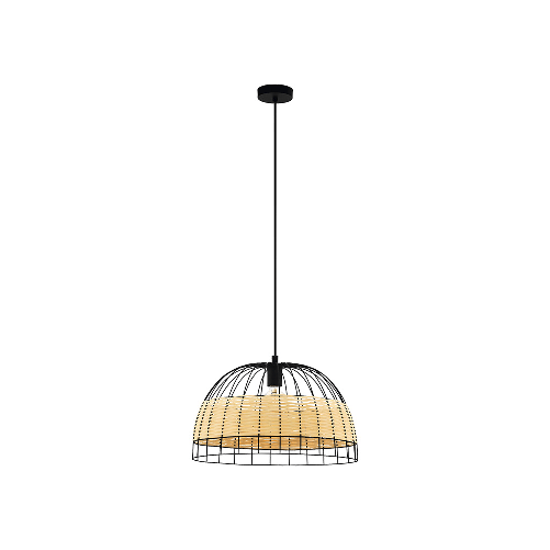 Lampadario-Industrial-Anwick-1-Luce-Metallo-Nero