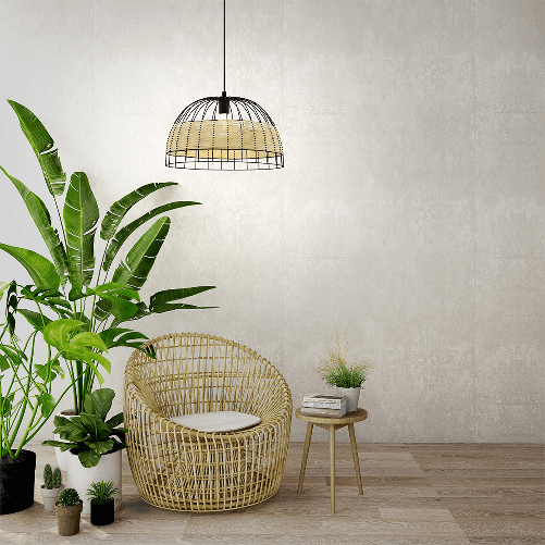 Lampadario-Industrial-Anwick-1-Luce-Metallo-Nero