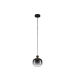 Lampadario-Contemporaneo-Oilella-1-Luce-Acciaio-Nero-E-Ottonediffusore-Nero