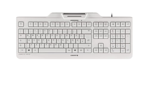 CHERRY-KC-1000-SC-tastiera-USB-QWERTZ-Tedesco-Grigio