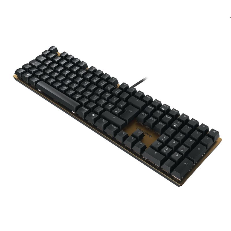 CHERRY-KC-200-MX-tastiera-Universale-USB-QWERTZ-Tedesco-Nero-Bronzo