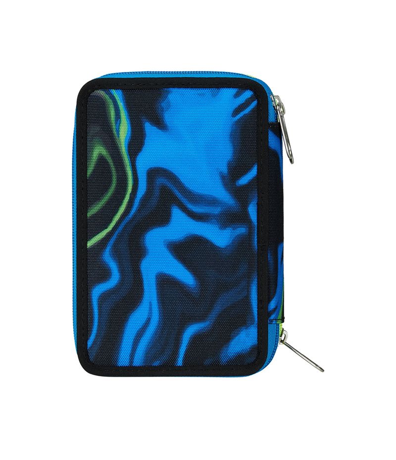 Seven-Astuccio-Scuola-3-Zip-Blu-Multi-Shade-Boy