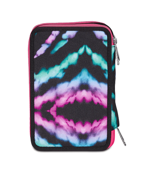 Seven-Astuccio-Scuola-3-Zip-Nero-Fucsia-Multi-Shade-Girl