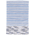 Runner double face 40x180 cm in 100% cotone, stile coastal, Paranza