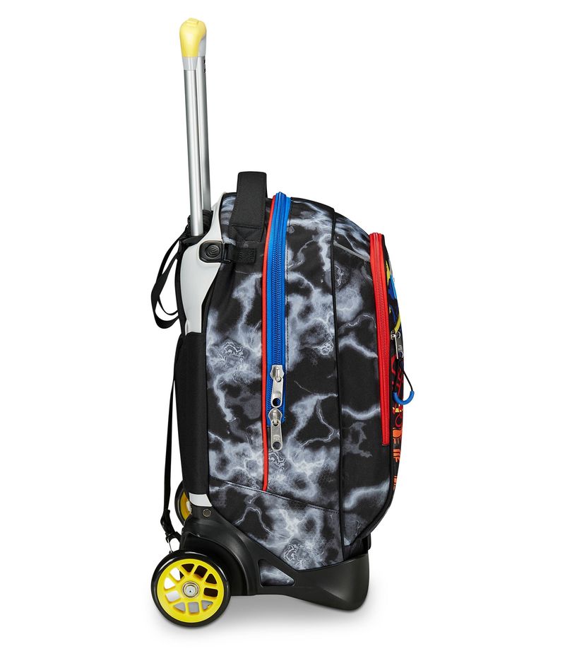 Seven-Trolley-Scuola-Jack-2-Ruote-Nero-Giallo-Mark-On-Boy