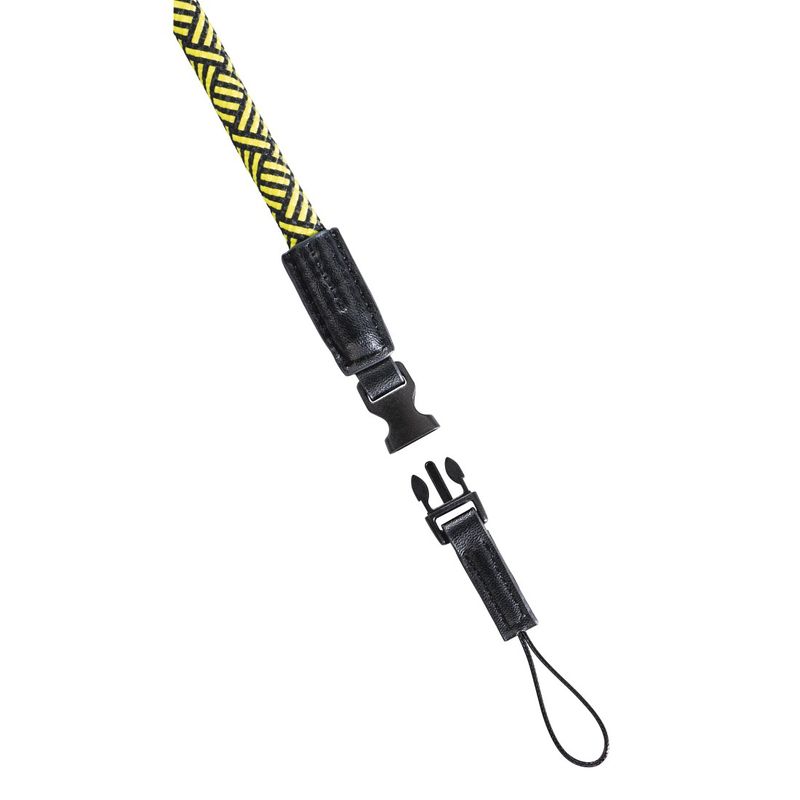 Hama-Braid-120-tracolla-Fotocamera-Nylon-Nero-Giallo