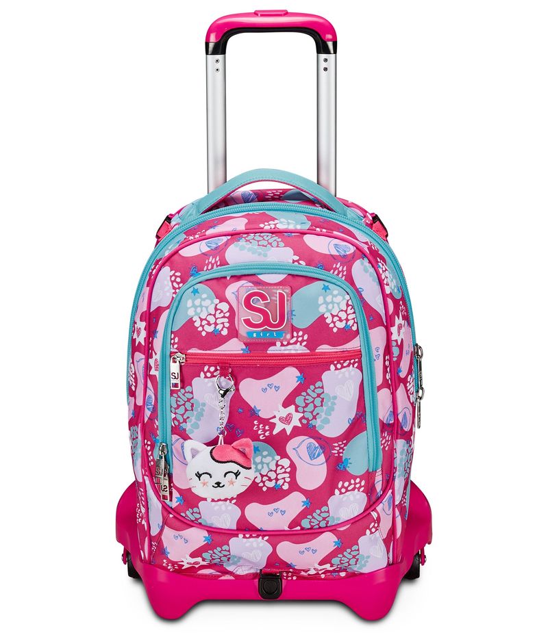 Seven-SJ-Gang-Trolley-Scuola-Jack-3-Ruote-Rosa-PinkFur