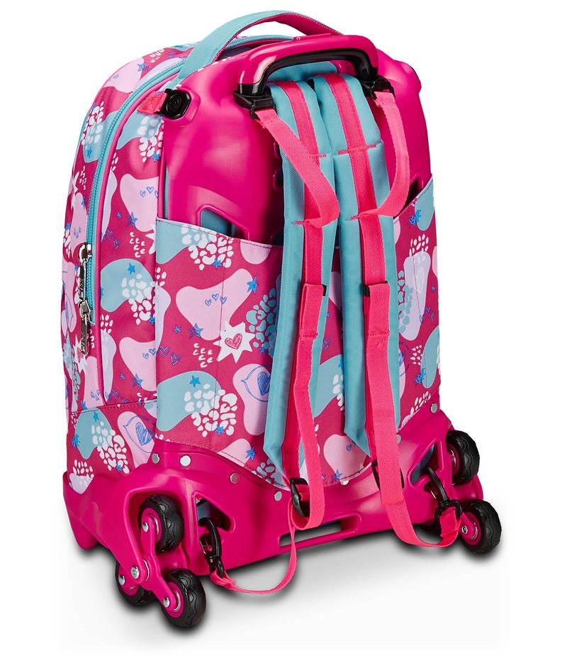 Seven-SJ-Gang-Trolley-Scuola-Jack-3-Ruote-Rosa-PinkFur