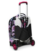 Seven-Trolley-Scuola-Jack-2-Ruote-Nero-Fucsia-Mark-On-Girl