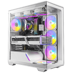 Antec C3 ARGB White 3 Ventole ARGB PWM Type-C Pannelli Frontali e Laterali in Vetro Temperato Supporto Radiatore