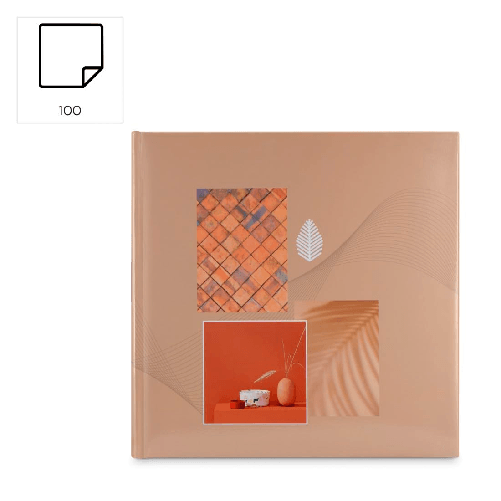 Hama-Jumbo-Singo-II-Album-Fotografico-30x30cm-400-Foto-10x15cm-Terracotta