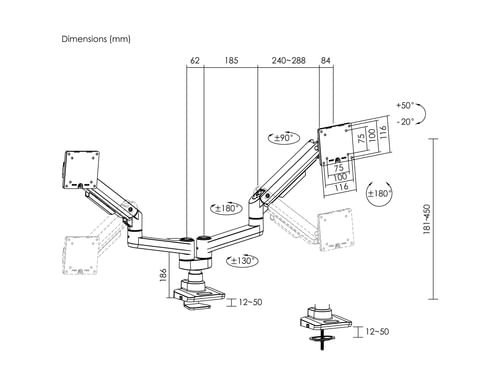 Conceptronic-Supporto-da-Tavolo-per-Monitor-a-Schermo-Piatto-35---Nero-Scrivania