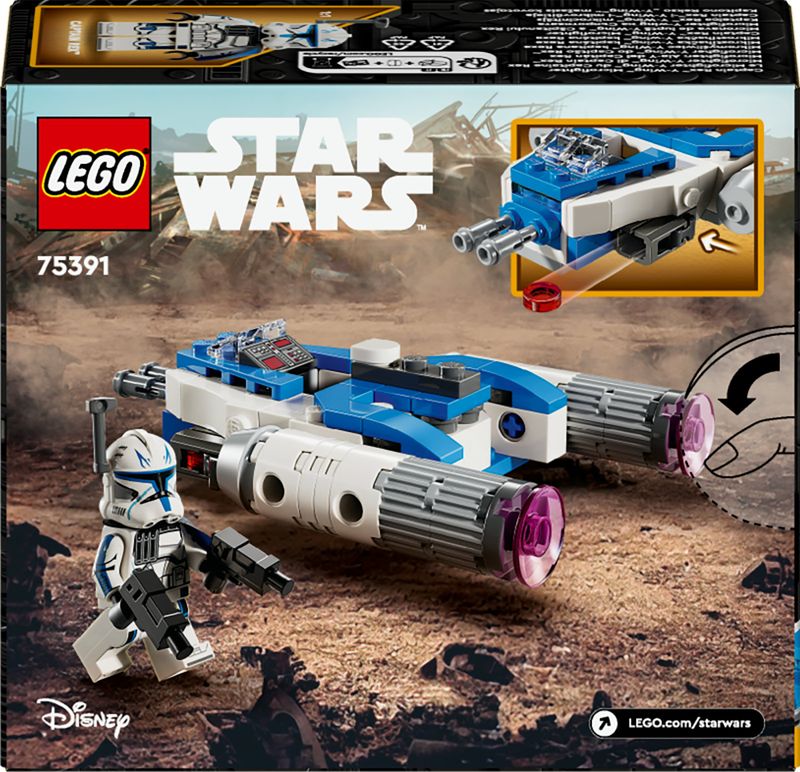 LEGO-Star-Wars-Microfighter-Y-wing-di-Captain-Rex-Mini-Astronave-Giocattolo-da-Collezione-da-Le-Guerre-dei-Cloni-Giochi-per-Bambini-e-Bambine-da-6-Anni-con-Minifigure-Piccolo-Regalo-75391