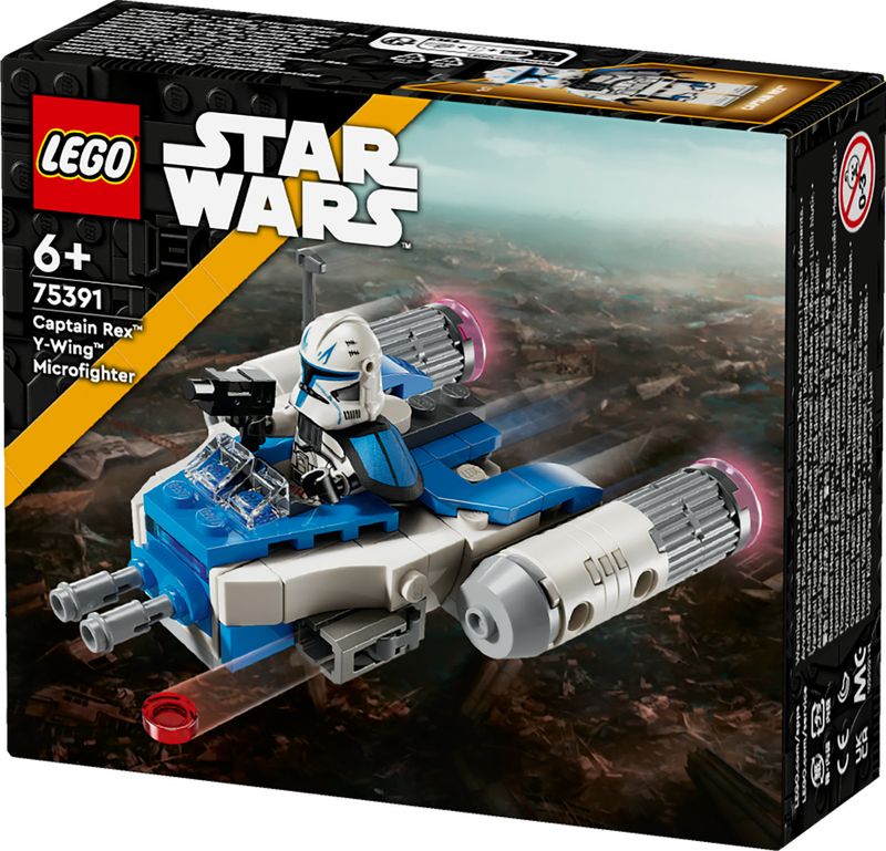 LEGO-Star-Wars-Microfighter-Y-wing-di-Captain-Rex-Mini-Astronave-Giocattolo-da-Collezione-da-Le-Guerre-dei-Cloni-Giochi-per-Bambini-e-Bambine-da-6-Anni-con-Minifigure-Piccolo-Regalo-75391