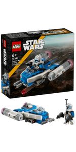 LEGO-Star-Wars-Microfighter-Y-wing-di-Captain-Rex-Mini-Astronave-Giocattolo-da-Collezione-da-Le-Guerre-dei-Cloni-Giochi-per-Bambini-e-Bambine-da-6-Anni-con-Minifigure-Piccolo-Regalo-75391