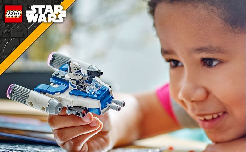 LEGO-Star-Wars-Microfighter-Y-wing-di-Captain-Rex-Mini-Astronave-Giocattolo-da-Collezione-da-Le-Guerre-dei-Cloni-Giochi-per-Bambini-e-Bambine-da-6-Anni-con-Minifigure-Piccolo-Regalo-75391