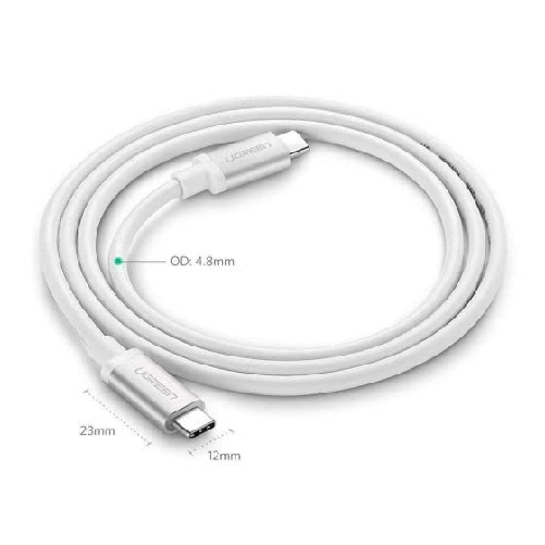 Ugreen-Cavo-Usb-C-a-Usb-C-2mt-Bianco