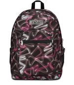 Seven-Zaino-Scuola-Freethink-Nero-Fucsia-Girl-Zaino-Doppio-Scomparto-con-Supporto-Usb