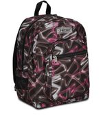 Seven-Zaino-Scuola-Freethink-Nero-Fucsia-Girl-Zaino-Doppio-Scomparto-con-Supporto-Usb