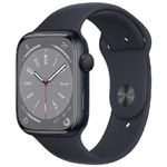 Apple Watch Series 8 OLED 45 mm Digitale 396 x 484 Pixel Touch screen Nero Wi-Fi GPS (satellitare)