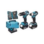 Makita DLX2414JX4 kit combinato cordless