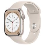 Apple Watch Series 8 OLED 45 mm Digitale 396 x 484 Pixel Touch screen Beige Wi-Fi GPS (satellitare)