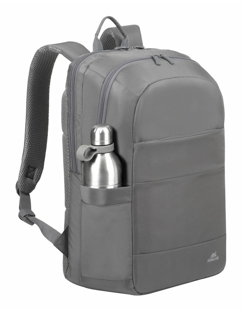 Rivacase-8267-Grey-zaino-City-backpack-Grigio-Poliestere