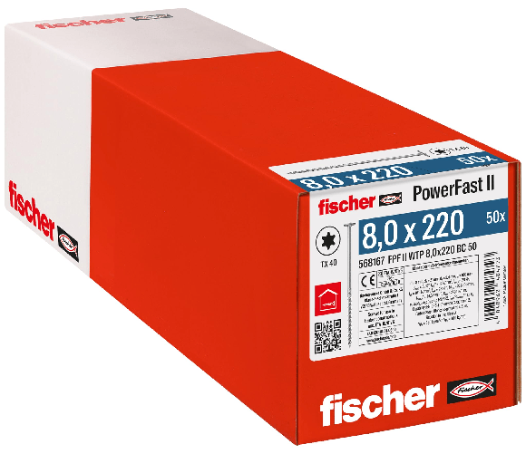 Fischer-PowerFast-II-8.0x220-TK-TX-TG-Blvz-50