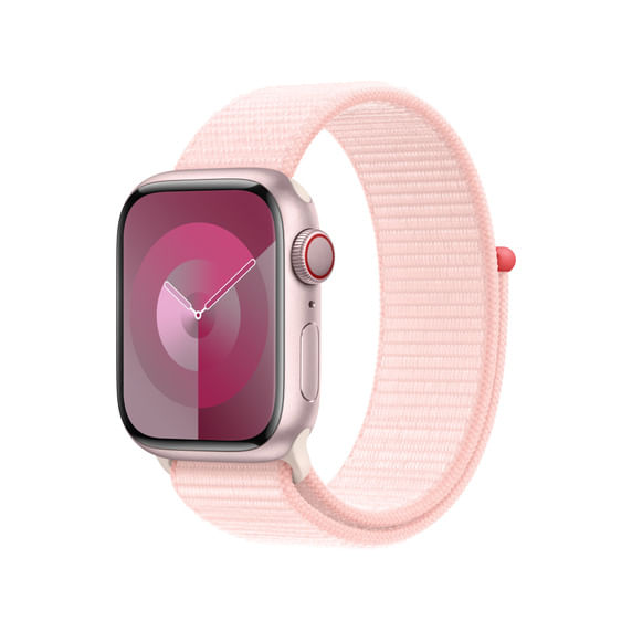 Apple-MT563ZM-A-accessorio-indossabile-intelligente-Band-Rosa-Nylon-Poliestere-riciclato-Spandex