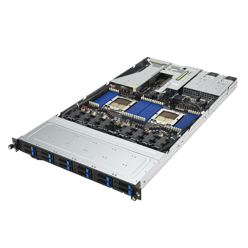 ASUS-RS700A-E12-RS12U-Socket-SP5-Rack--1U--Nero-Acciaio