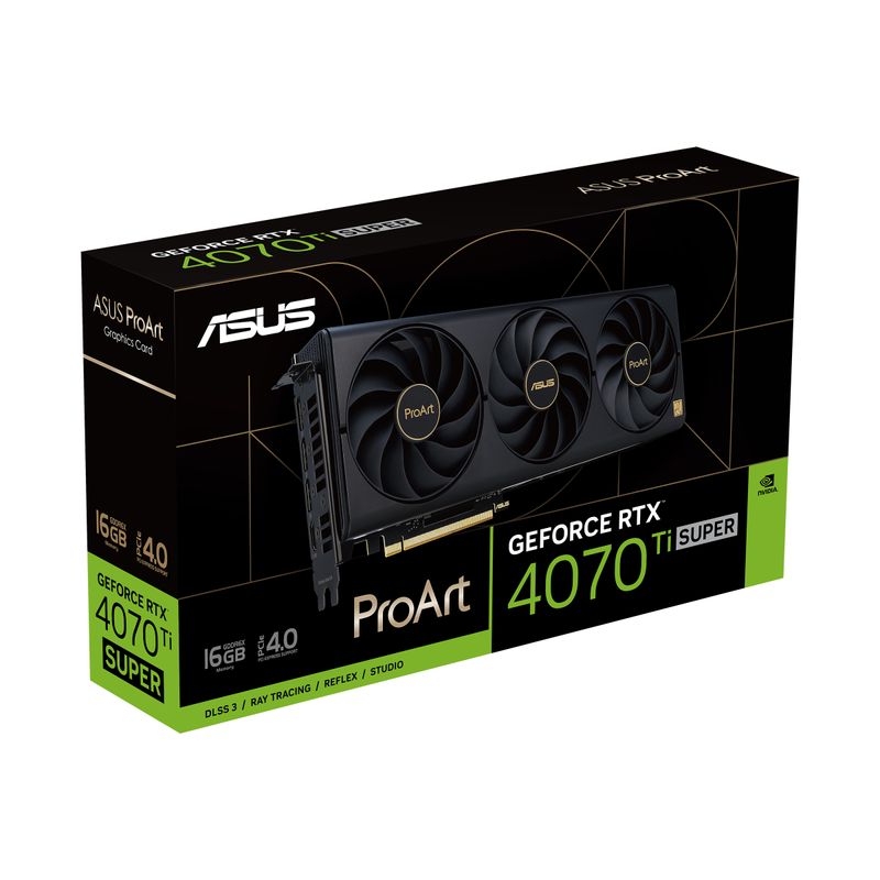 ASUS-ProArt--RTX4070TIS-16G-NVIDIA-GeForce-RTX-4070-Ti-SUPER-16-GB-GDDR6X