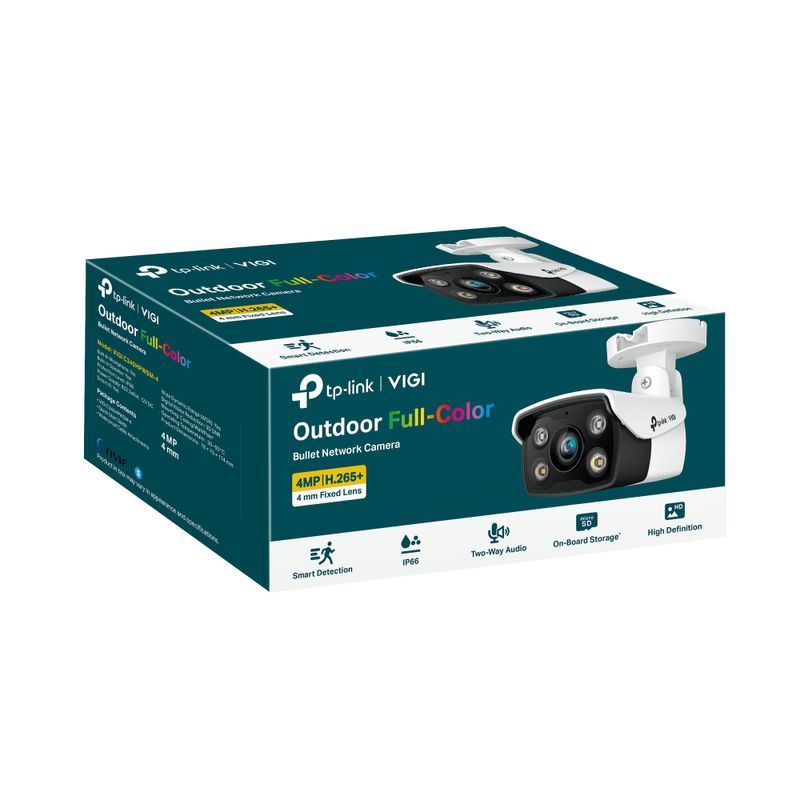 TP-Link---VIGI-C340-6mm----4MP-Outdoor-Full-Color-Bullet-Network-Camera--SPEC--H.265--H.265-H.264--H.264-1-3--Progressi