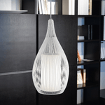 Lampadario-Contemporaneo-Razoni-1-Luce-Acciaio-Bianco