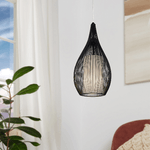 Lampadario-Contemporaneo-Razoni-1-Luce-Acciaio-Nero