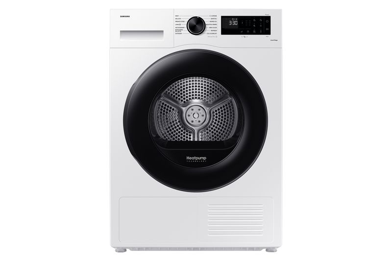 Samsung-DV90CGC0A0AE-ET-Crystal-EcoDry--Asciugatrice-a-pompa-di-calore--9-Kg-Pompa-di-Calore-Classe-A---Wifi-Sensore-Optimal-Dry-Filtro-2-in-1-60L-x-80H-x-65P-cm