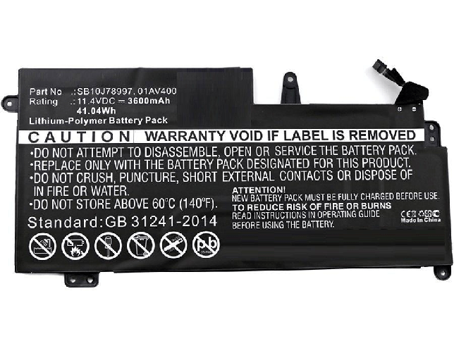 CoreParts-MBXLE-BA0143-ricambio-per-laptop-Batteria--Laptop-Battery-for-Lenovo---41Wh-Li-Pol-11.4V-3600mAh---Black-41Wh