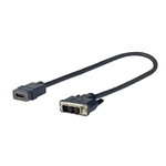 Vivolink PRODVIADAPHDMI cavo e adattatore video 0,2 m DVI-D HDMI Nero (PRO DVI -M - HDMI-F 0.2m - . - Warranty: 144M)