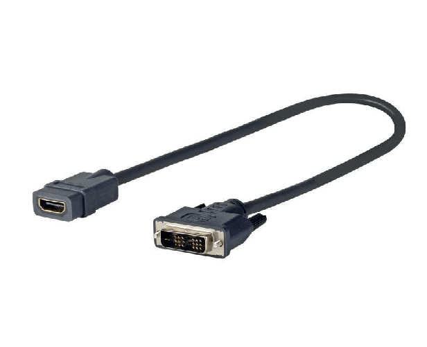 Vivolink-PRODVIADAPHDMI-cavo-e-adattatore-video-02-m-DVI-D-HDMI-Nero--PRO-DVI--M---HDMI-F-0.2m---.---Warranty--144M-