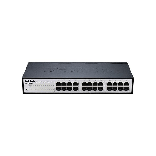 D-Link-DGS-1100-24V2-Gestito-L2-Gigabit-Ethernet--10-100-1000--1U-Nero-Grigio