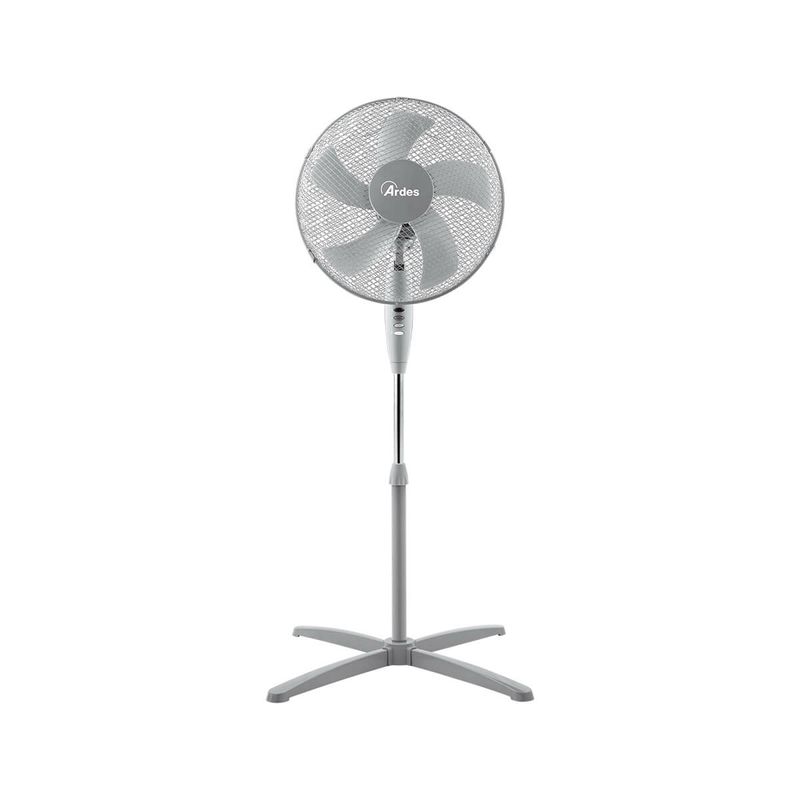 Ardes-AR5ST40PG-Ventilatore-a-Piantana-40cm-H125-3-Velocita--Steelo-Grigio-Base-Croce