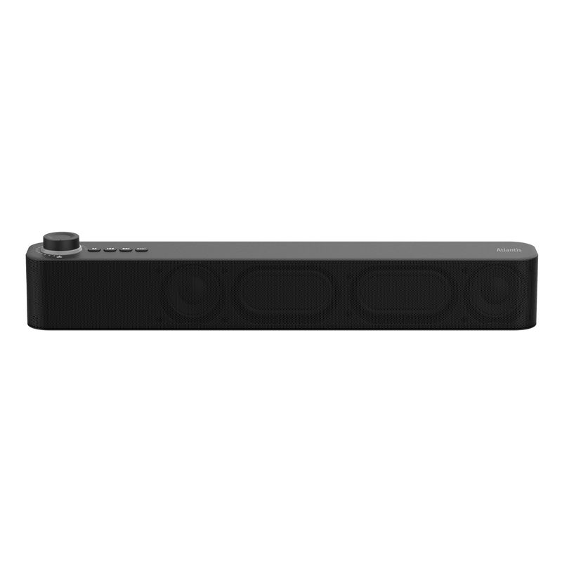 Atlantis-Land-P003-C0820-B-altoparlante-soundbar-Nero-2.0-canali-20-W