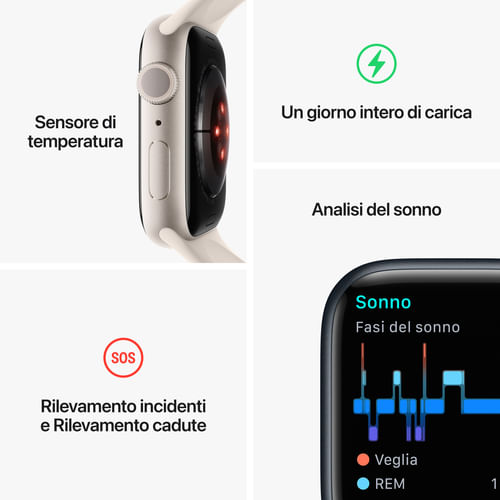 Apple-Watch-Series-8-GPS-41mm-Cassa-in-Alluminio-color--PRODUCT-RED-con-Cinturino-Sport-Band--PRODUCT-RED---Regular