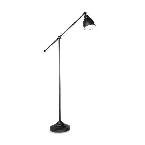 Piantana-Industrial-Minimal-Newton-Metallo-Nero-1-Luce-E27