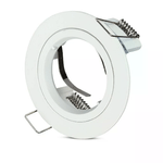 V-TAC Portafaretto LED da Incasso Rotondo GU10 e GU5.3 (MR16) Colore Bianco