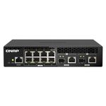 QNAP QSW-M2108R-2C switch di rete Gestito L2 2.5G Ethernet (100/1000/2500) Supporto Power over Ethernet (PoE) Nero