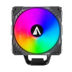 Ventola-CPU-Abysm-Gaming-Snow-IV-ARGB-da-120-mm-con-dissipatore-a-4-tubi-di-calore---Illuminazione-ARGB---Velocita-massima.-1600-giri-min---Colore-Nero