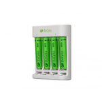 GP-Battery-Caricabatterie-USB-Recyko-E411-con-4-Batterie-Ricaricabili-15V-Mini-Stilo-AAA-NiMH-850mAh-incluse