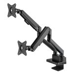 Manhattan 461887 supporto da tavolo per Tv a schermo piatto 81,3 cm [32] Nero Scrivania (TV/MONITOR DESK MOUNT DUAL DOCK