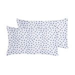NOVILUNIO.IT  Set 2 federe coppia di federe bifaccia doubleface stampa digitale 100% cotone Made in Italy DOT